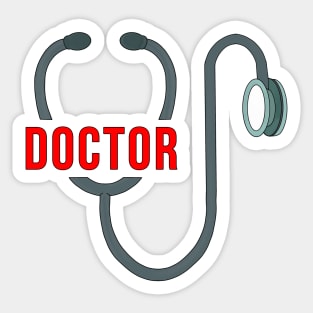 Stethoscope Doctor Sticker